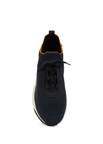 Lacivert File Dokulu Erkek Sneaker - Görsel 5