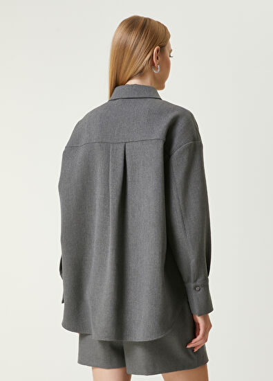Beymen Club Antrasit Dış Gömlek - 6