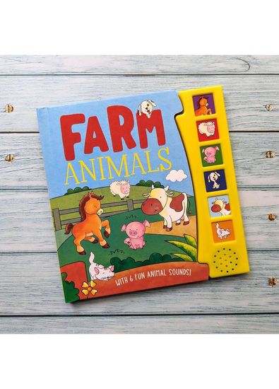 North Parade Publishing - Farm Animals 6 Button Sound Book Yabancı Dil ...