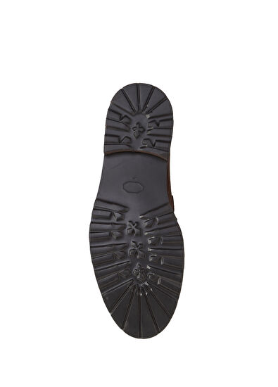 Beymen Club Kahverengi Tırtık Taban Erkek Deri Loafer - 5