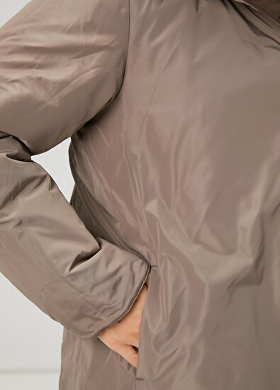 Beymen Club Kahverengi Çift Taraflı Mont - 7