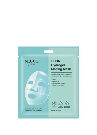 Dermal Seoul Face PDRN Hydrogel Moisturizing Skin Repair Transparent Dissolvable 5-Pack Gel Face Mask 34 gr - 6