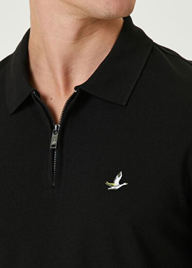 Beymen Club Siyah Polo Yaka T-shirt - 5