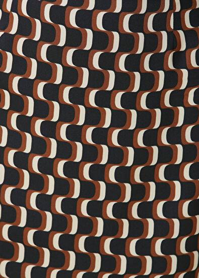 Beymen Club Çok Renkli Geometrik Desenli Mini Etek - 4