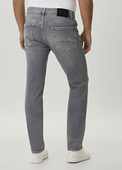 7 For All Mankind Slimmy Light Grey Jeans - 3