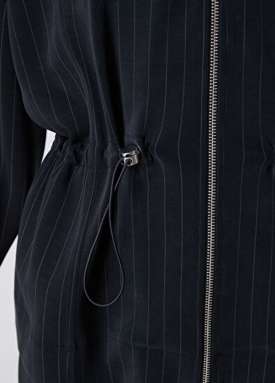 Beymen Club Navy Blue Striped Hoodie - 7