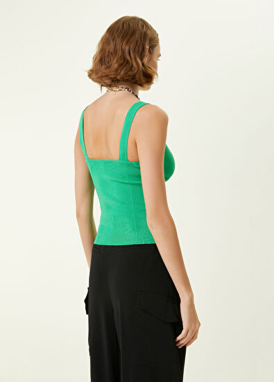 Beymen Club Yeşil V Yaka Ribli Atlet - 6