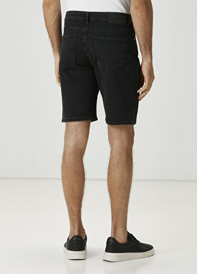 Beymen Club Antrasit Denim Şort - 3