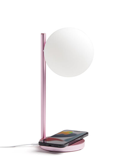 Lexon Bubble Pembe Şarj Cihazı ve Aydınlatma Masa Lambası - 7