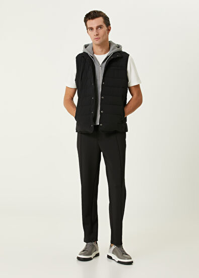 Beymen Club Black Hooded Vest - 3