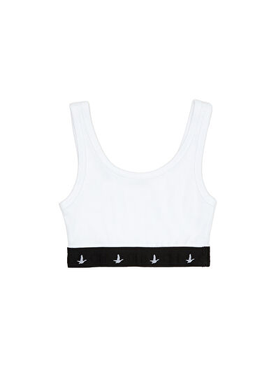 Beymen Club White Cropped Tank Top - 7