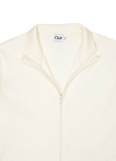 Beymen Club Kırık Beyaz Kaz Detaylı Joop Interlock Sweatshirt - 7