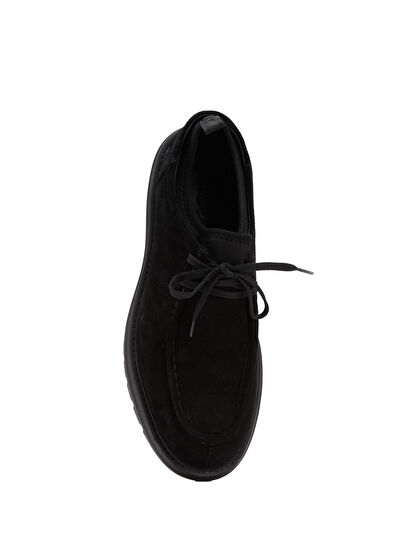 Beymen Club Black Men's Suede Shoes - 4