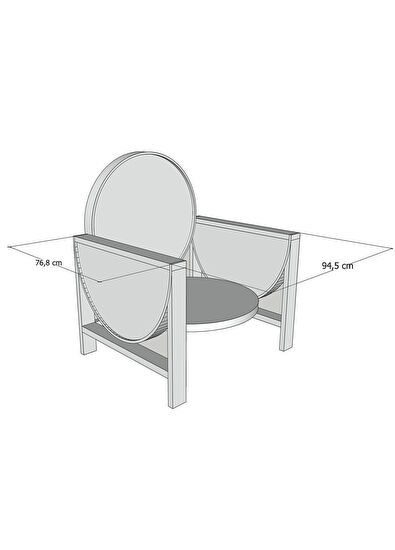 Wonderland Design Atelier Black Yellow Lacquered Wooden Armchair - 5