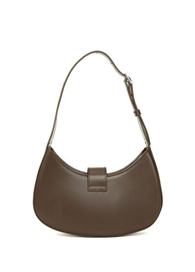 Beymen Club Halfmoon Brown Women's Leather Shoulder Bag - 4