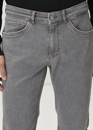 Beymen Club XSlim Fit Açık Gri Spor Pantolon - 4