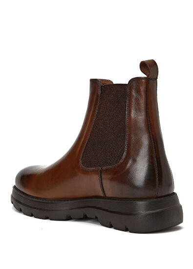 Beymen Club Dark Brown Men's Leather Boots - 3