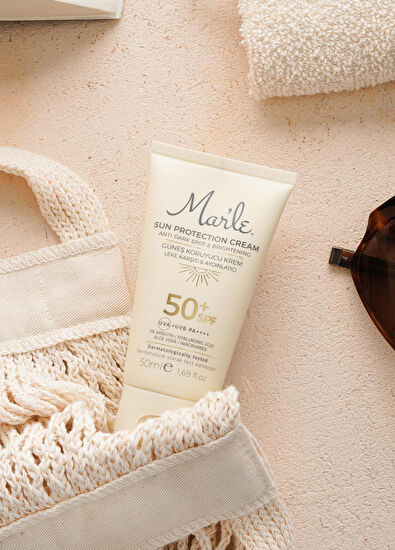 Mar'le SPF PA 50++++ Leke Karşıtı Beyazlatıcı Krem ve Güneş Kremi 2'li Set - 5