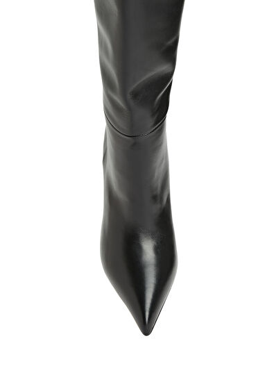 Beymen Club Siyah Kadın Deri Çizme - 4