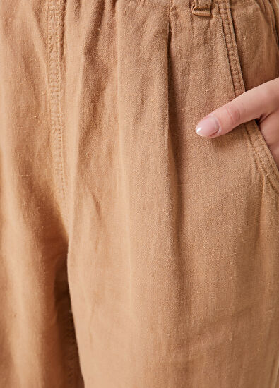 Beymen Club Camel Keten Pantolon - 4