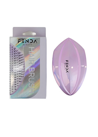 FENDA Professional Galaxy Pink 4-Pin Oval Pink Hair Brush - 5