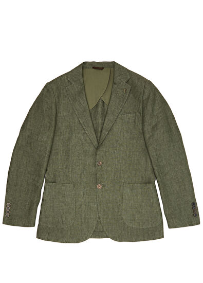 Beymen Club Khaki Linen Jacket - 11