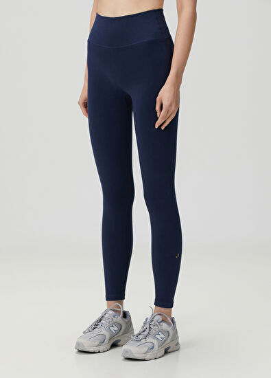 Jerf Aura High Waist 7/8 Modal Navy Blue Leggings - 3