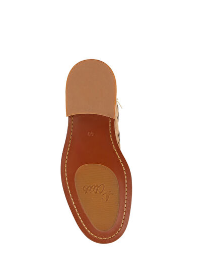 Beymen Club Taba Logo Detaylı Kadın Deri Bot - 5