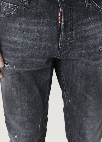 Dsquared2 Black Fog Wash Teddy Jeans - 4
