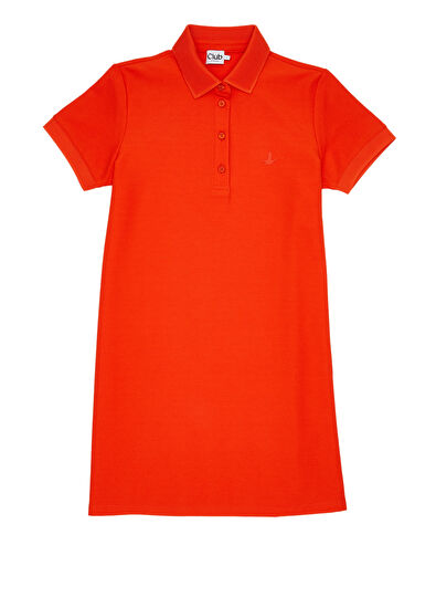 Beymen Club Mercan Mini Pike Polo Elbise - 7