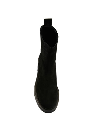 Beymen Club Black Womens Leather Boots - 4