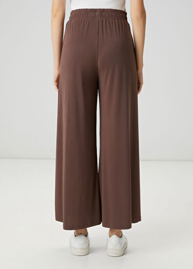 Beymen Club Kahverengi Geniş Paça Modal Jogger Pantolon - 4