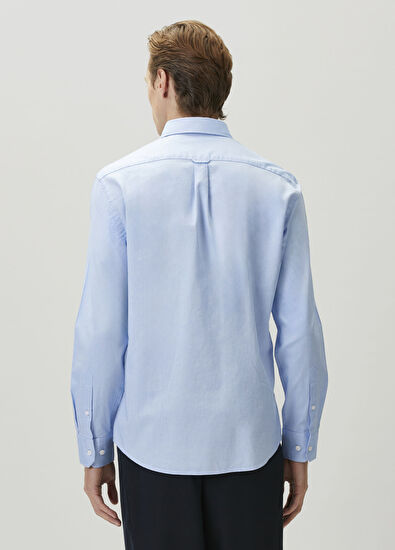 Beymen Club Clubby Blue Oxford Shirt - 5