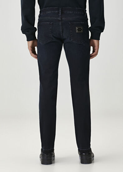 Koyu Lacivert Jean Pantolon - Görsel 5