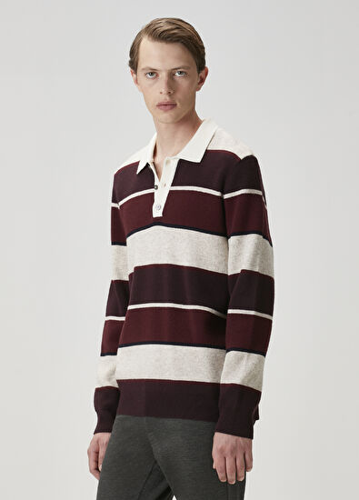 Beymen Club Dark Navy Blue Polo Sweater - 5