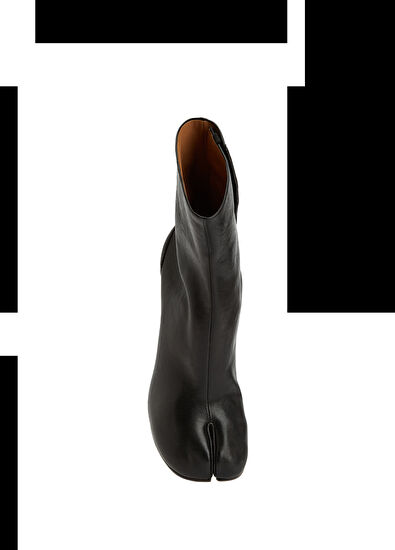 Tabi Siyah Kadın Deri Bot - Görsel 5