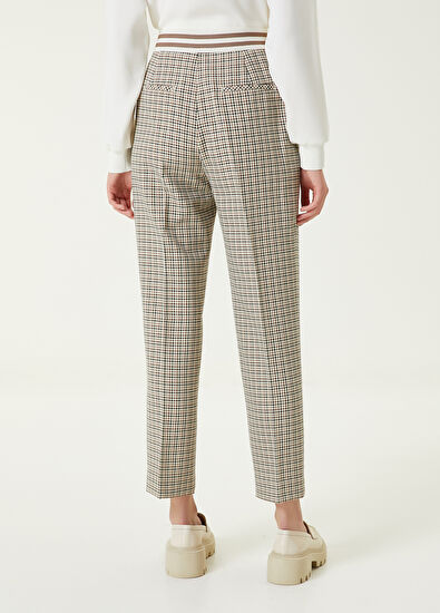 Beymen Club Bej Pötikare Desenli Pilili Pantolon - 5