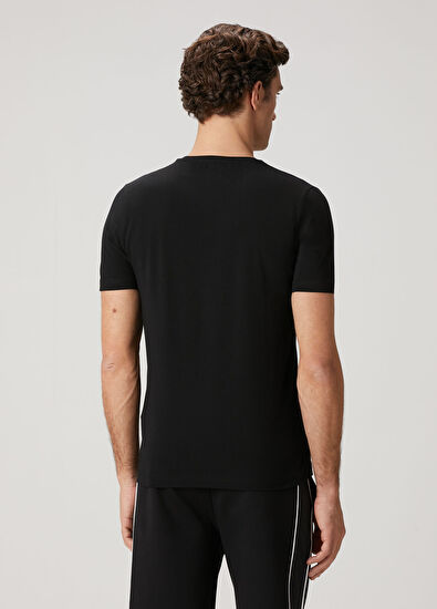 Beymen Club Black Logo Printed T-Shirt - 5