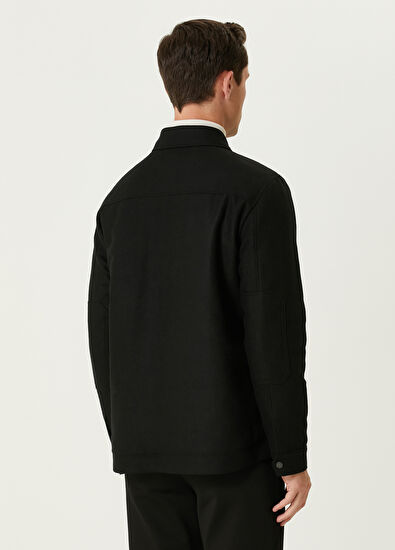 Beymen Club Black Wool Overshirt - 5