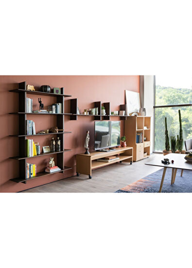 Koleksiyon Bachata H162 Beyaz Duvar Rafı 24x120 cm - 5