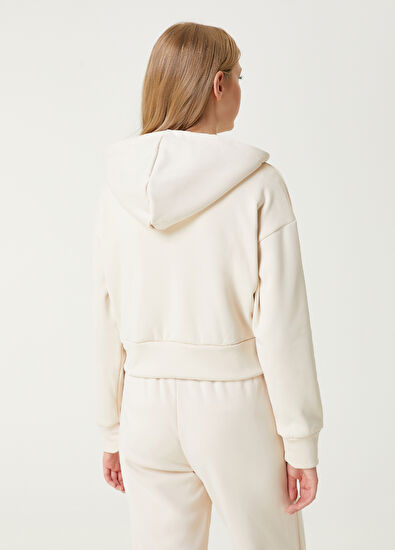 Beymen Club Ecru Zippered Hoodie - 6