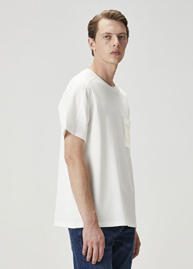 Beymen Club Beyaz Logo Detaylı T-shirt - 4