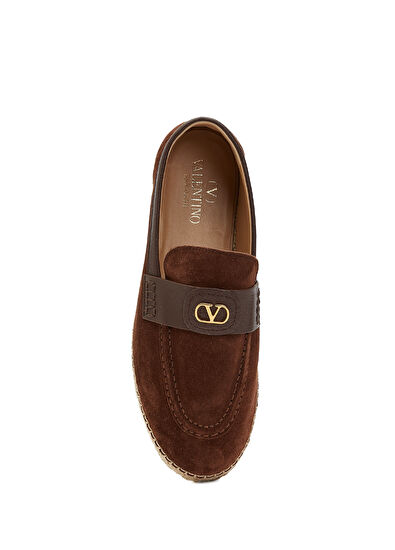 Kahverengi Erkek Süet Espadril - Görsel 5