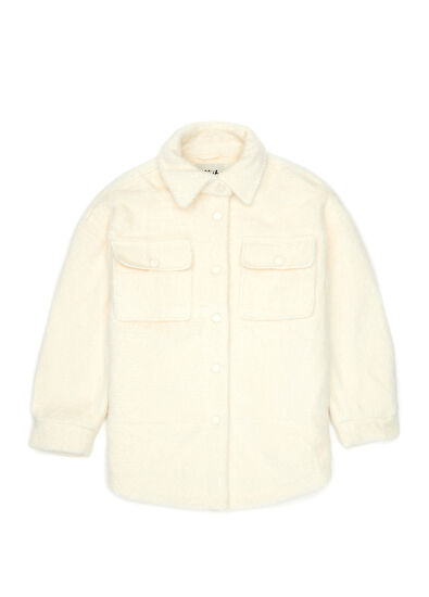 Beymen Club Oversize Off-White Over Shirt - 7