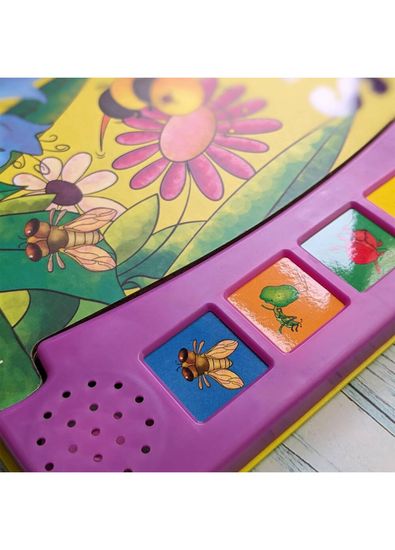 North Parade Publishing - Insects 6 Button Sound Book Yabancı Dil Sesli ...