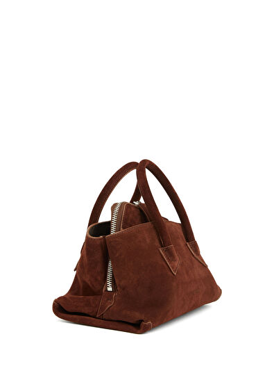 The Attico La Passeggiata Mini Taba Kadın Süet Çanta - 3