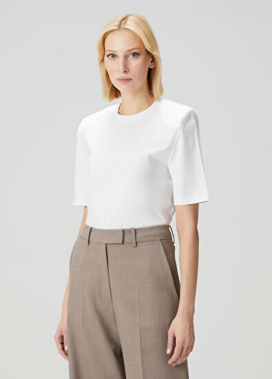 The Frankie Shop Carrington White T-Shirt - 3