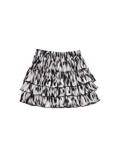 Beymen Club Black White Ruffled Mini Skirt - 7