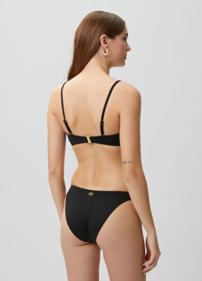 Beymen Club Siyah C Metal Tokalı Bikini Üstü - 5