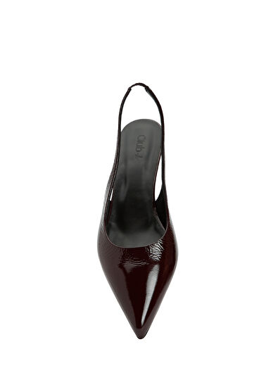 Beymen Club Burgundy Leather Heels - 4